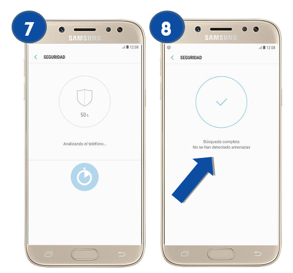 Galaxy J5 Pro - ¿Qué es y cómo usar la función Seguridad?
