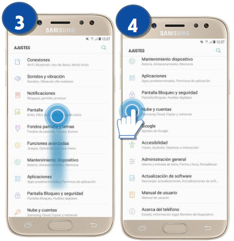 Galaxy J5 Pro - ¿Cómo agregar una cuenta Samsung?