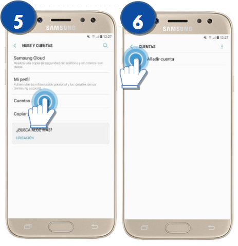 Galaxy J5 Pro - ¿Cómo agregar una cuenta Samsung?
