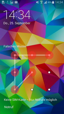 Muster vergessen