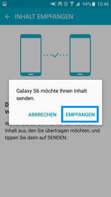 Wie übertrage ich Daten zwischen zwei Android-Geräten über Smart Switch