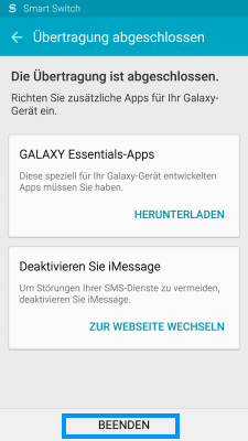 Von iCloud importieren