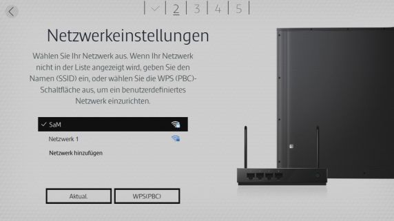 Wählen Sie als nächstes Start und wählen Sie dann Ihr Netzwerk aus