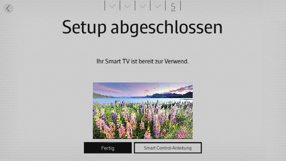 Sie haben nun den Smart Hub erfolgreich eingerichtet