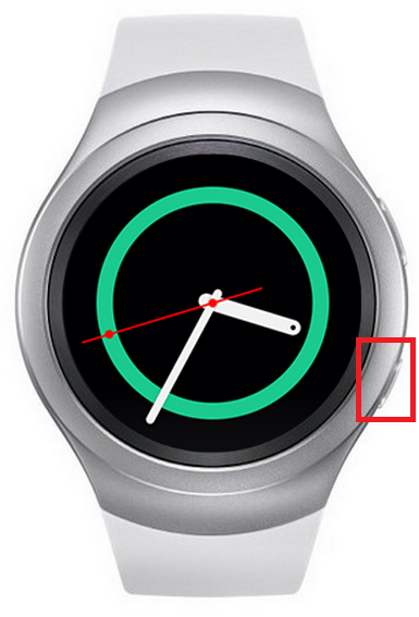 Samsung Gear S2/Gear S2 classic, Tastenverwendung, Home-Taste