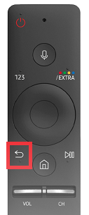 Samsung Smart TV, Menü mit Zurück-Taste verlassen,