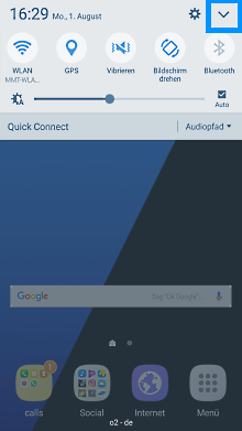 Flugmodus auf Smartphone mit Android 6.x Marshmallow aktivieren, Schritt 1