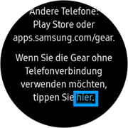 Samsung Gear S3 classic/frontier ohne Smartphone einrichten