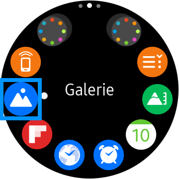 Medien zwischen Smartphone und Samsung Gear S3 übertragen, Galerie