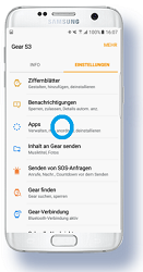 Samsung Gear S3 (classic/frontier), App Verwaltung
