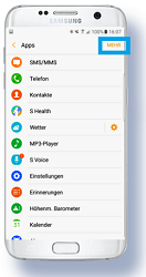 Samsung Gear S3 (classic/frontier), App Verwaltung