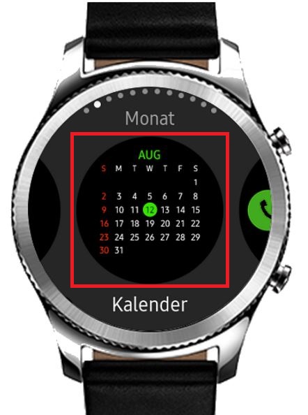 gear s3 widgets