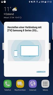 Samsung Smart View mit QLED Smart TV verwenden