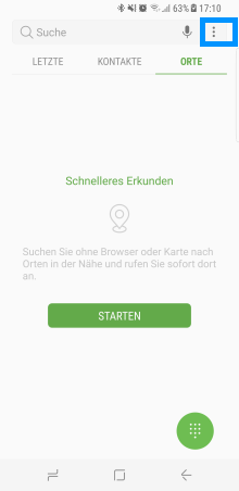 Samsung Glaxy S8/S8 plus, Rufnummerunterdrückung einstellen