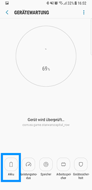 Samsung Galaxy S8/S8plus, Akkulaufzeit verbessern