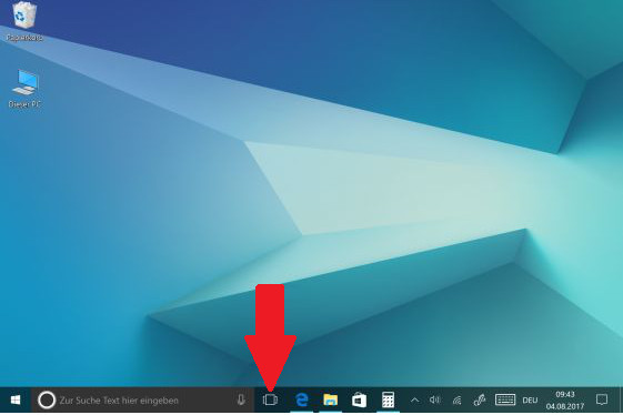 Galaxy Book geteilte Bildschirmansicht, Schritt 1