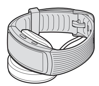 Wie lade ich meine Samsung Gear Fit2 Pro richtig auf?