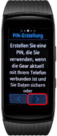 Wie richte ich meine Samsung Gear Fit2 Pro ohne ein Smartphone ein?