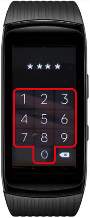 Wie richte ich meine Samsung Gear Fit2 Pro ohne ein Smartphone ein?