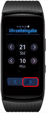 Wie richte ich meine Samsung Gear Fit2 Pro ohne ein Smartphone ein?