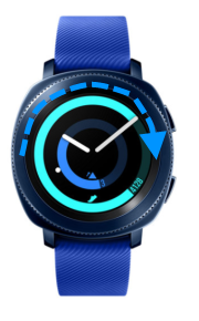 Wie kann ich bei meiner Samsung Gear Sport ein Widget hinzufugen?