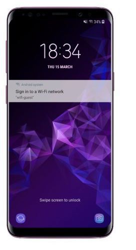 På startskærmen, vil billedet blive forstørret, for at mindske den visuelle forveksling mellem billede og apps
