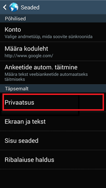 Toksake Privaatsus