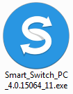 Installeerige Smart Switch, tehes topelt klõps allalaetud failil