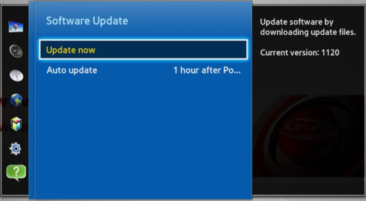 Valige ekraanil Uuenda kohe (Update now)