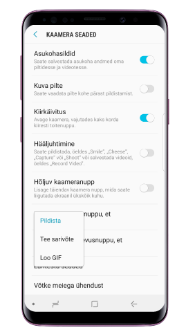 Valige toiming