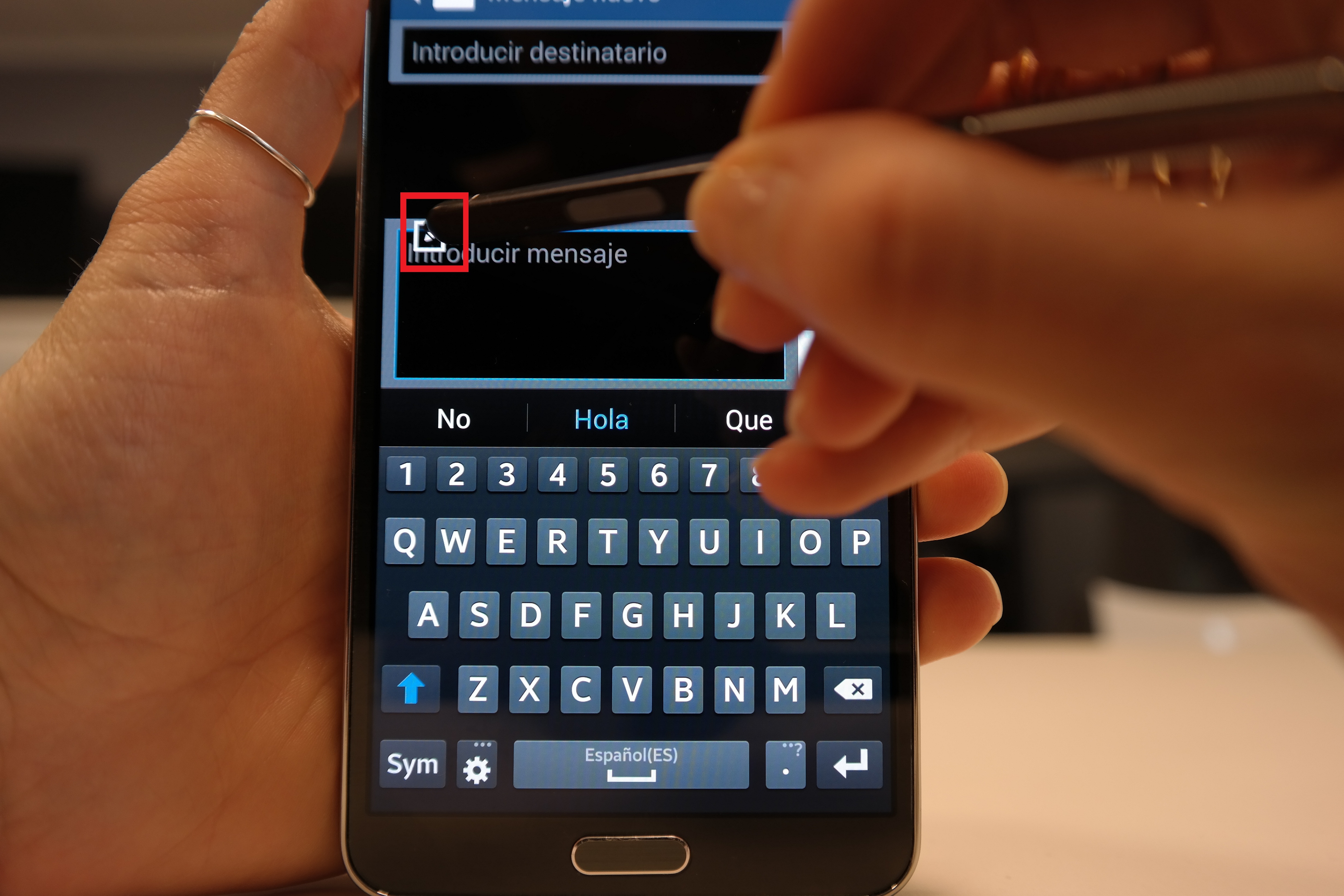 Galaxy Note3: ¿Cómo escribir un SMS con el S Pen?