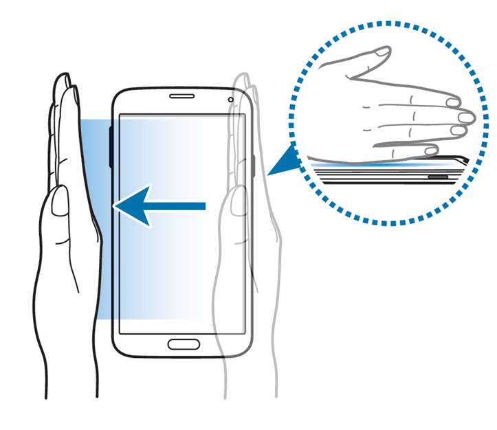 Galaxy S5: ¿Qué movimientos y gestos puedo usar con mi teléfono?
