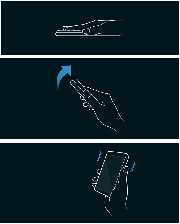 Galaxy S5: ¿Qué movimientos y gestos puedo usar con mi teléfono?