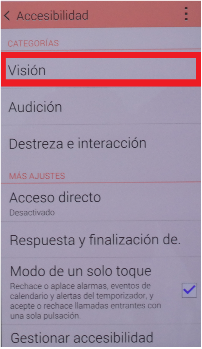 Samsung Galaxy S5: ¿Por qué me aparece la pantalla con colores negativos?