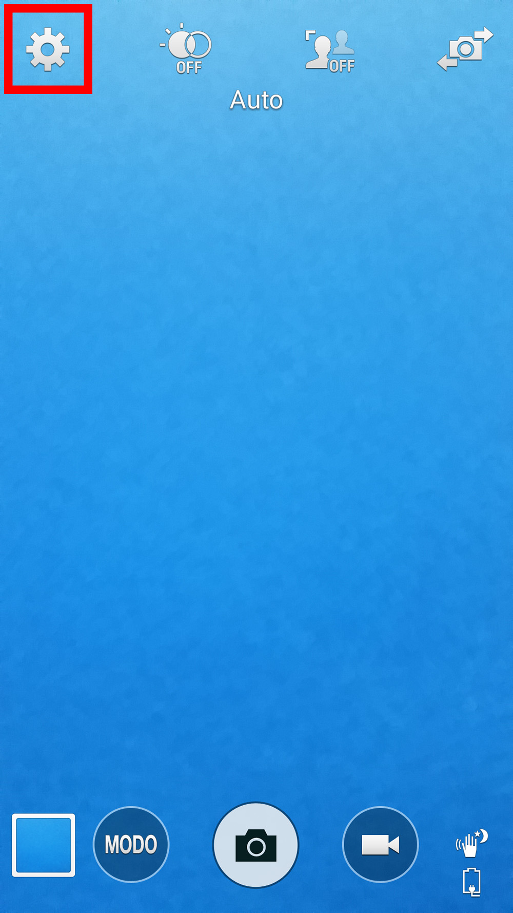 Galaxy S5: ¿Cómo cambio la resolución de grabación de la cámara trasera?