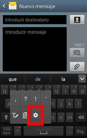 elegir ajustes elegir ajustes