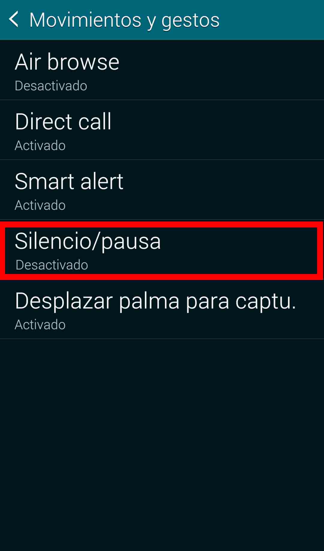 silencio