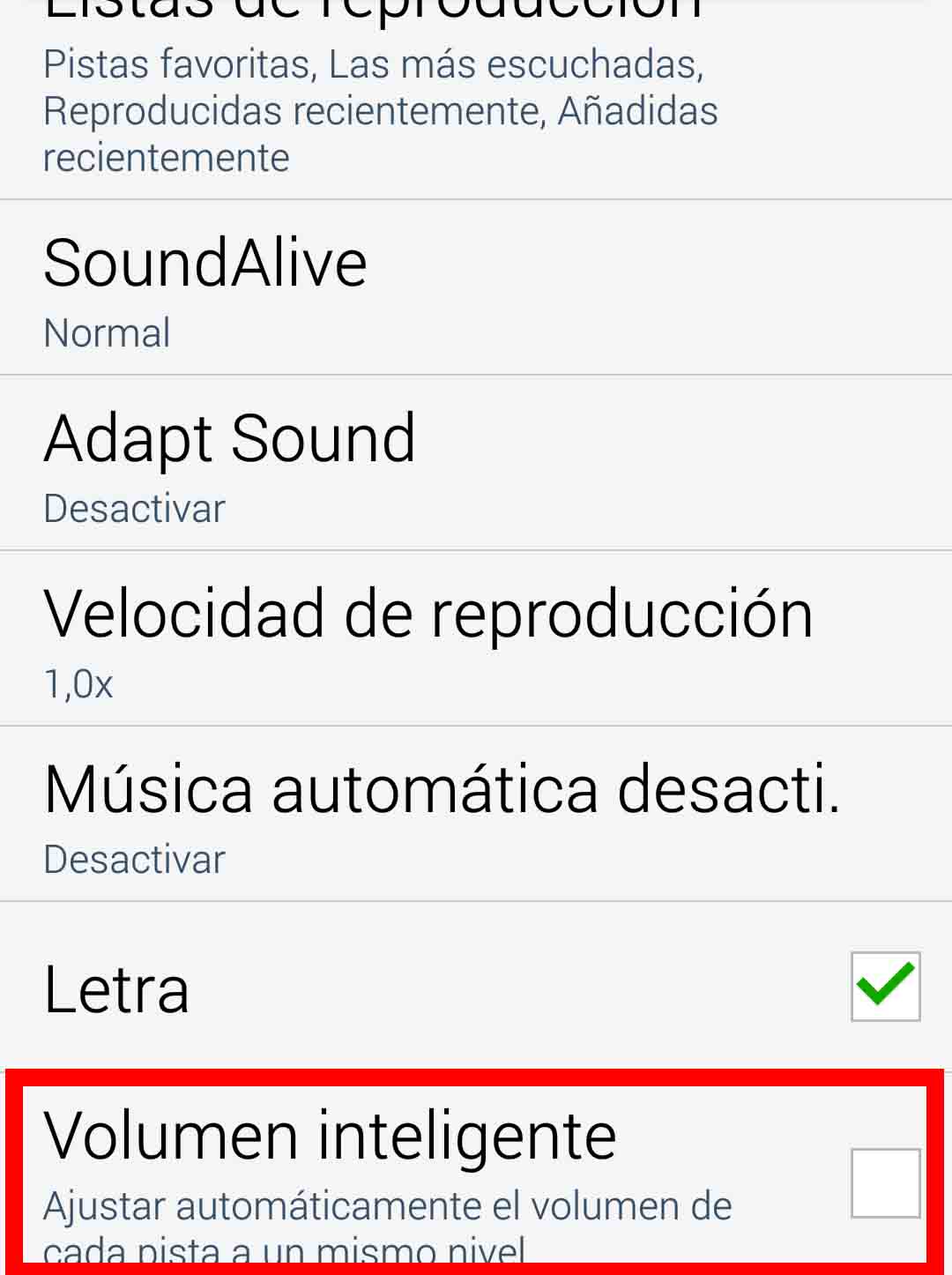 Galaxy S5: Volumen inteligente ¿Qué es?