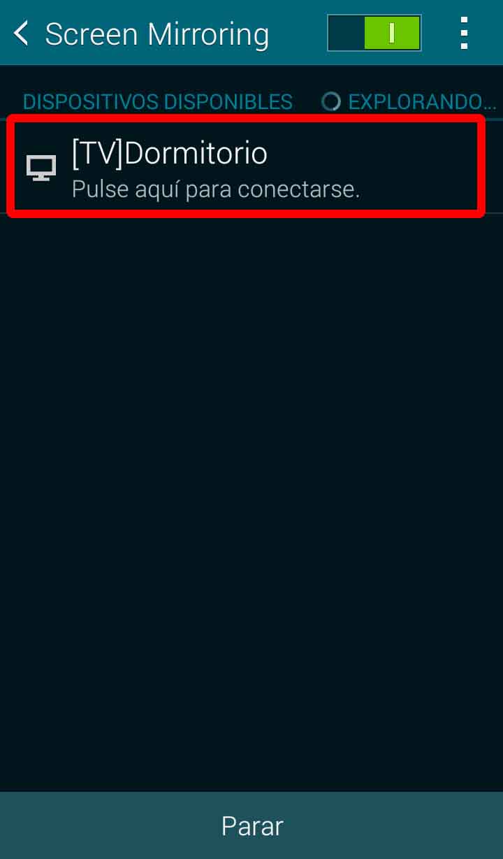 Galaxy Alpha: Screen Mirroring: duplicar la pantalla del teléfono en el televisor