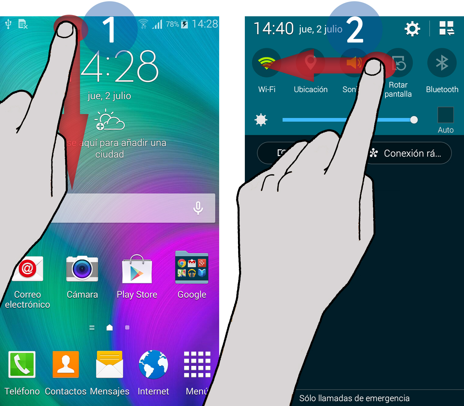 (Galaxy A5) Modo avión: ¿qué es y cómo se activa?
