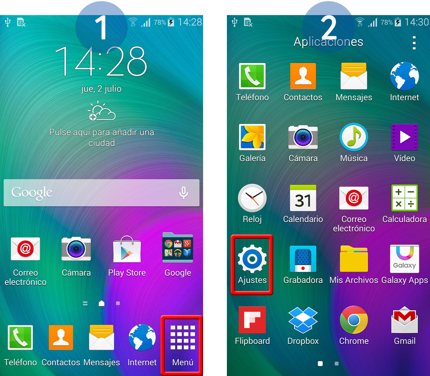 (Galaxy A5) Modo avión: ¿qué es y cómo se activa?