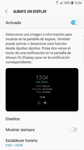 Cómo personalizar la pantalla cuando está apagada