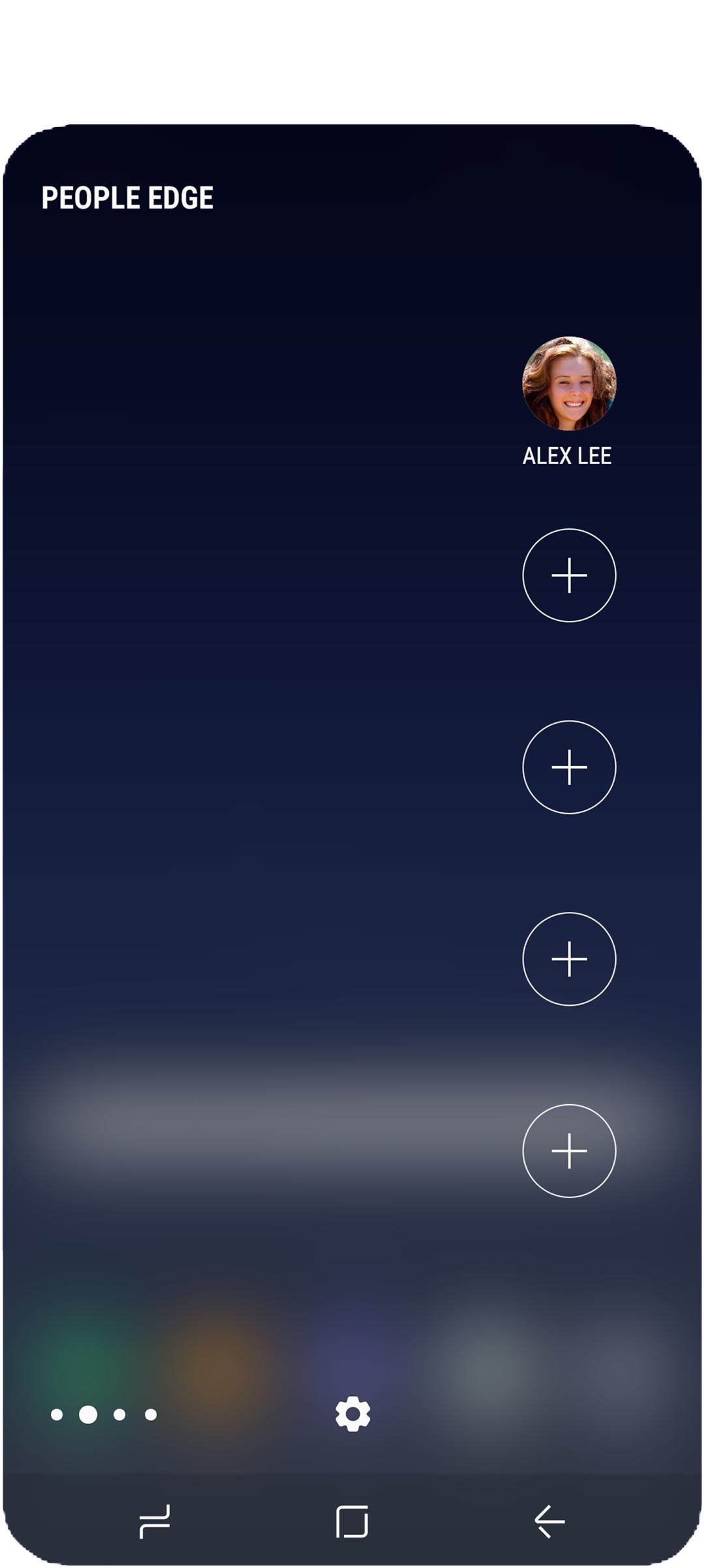 ¿Cómo podemos añadir un contacto al panel de la pantalla edge?