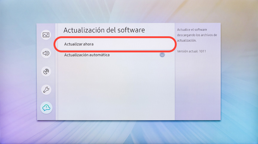 ¿Cómo actualizar el software del televisor en línea?