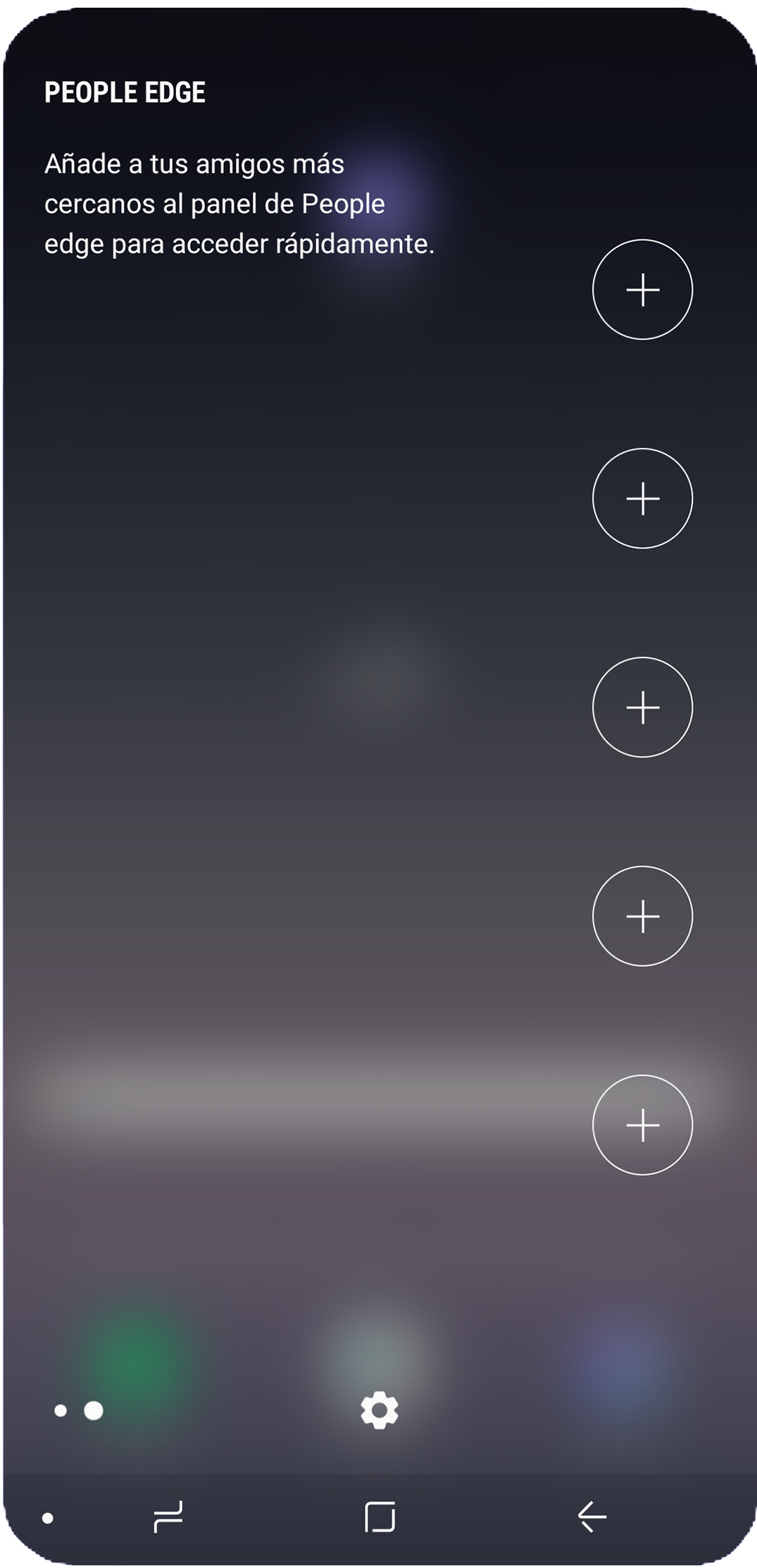 ¿Cómo podemos añadir contactos al panel de la pantalla Edge?