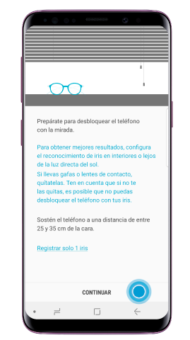 Lee las instrucciones en la pantalla y pulsa “Continuar”