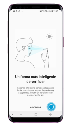 Una forma más inteligente de verificar: escaneo inteligente facial y de iris