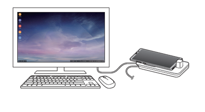 Para usar el Samsung DeX necesitas un cargador (TA), cable HDMI y monitor