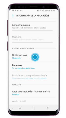 Pulsa “Notificaciones”