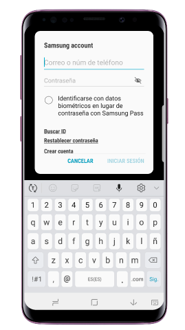 Sigue las instrucciones en pantalla